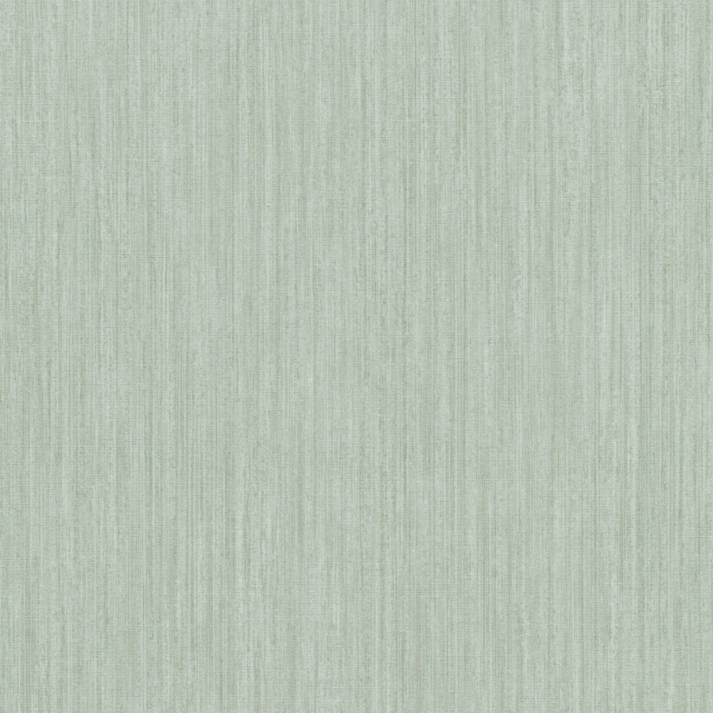 Fine Vertical Linen Texture Wallpaper - Green pattern