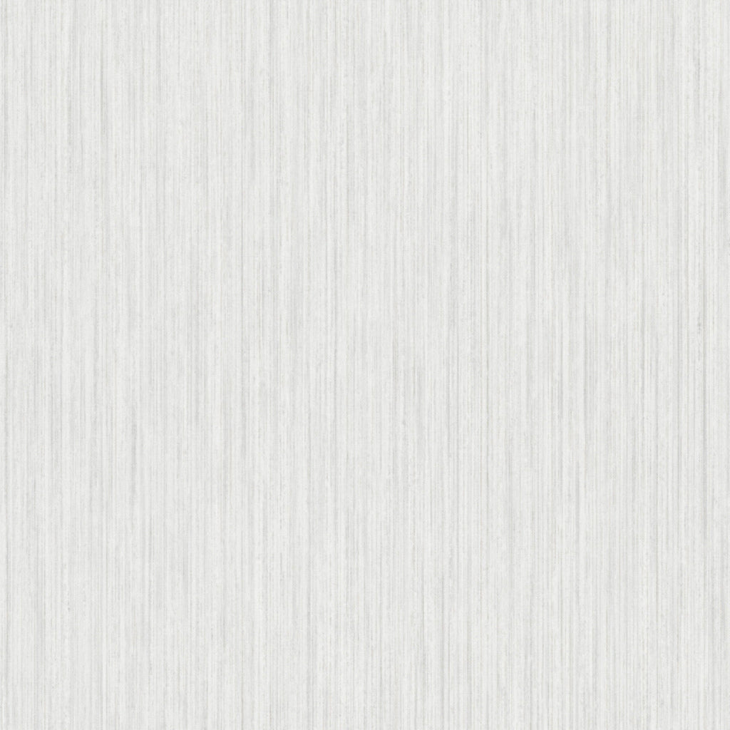 Fine Vertical Linen Texture Wallpaper - Light Grey pattern