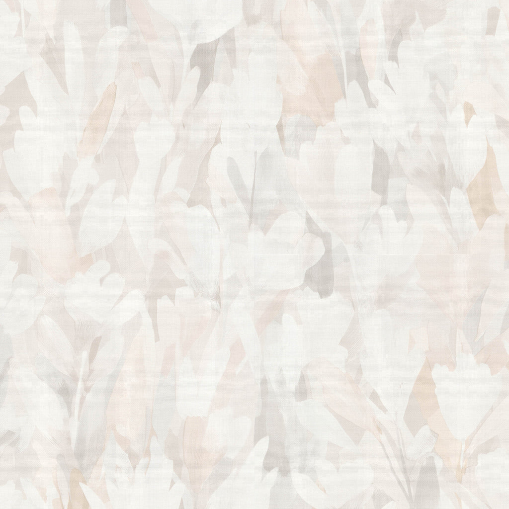 Sylvan Blooms Wallpaper - Beige pattern