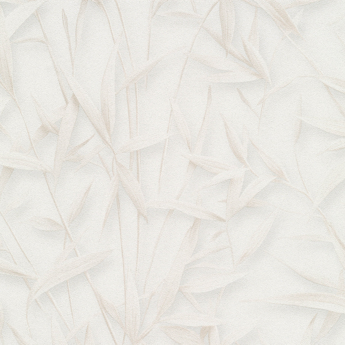 Sylvan Bamboo Fronds Wallpaper - Beige pattern