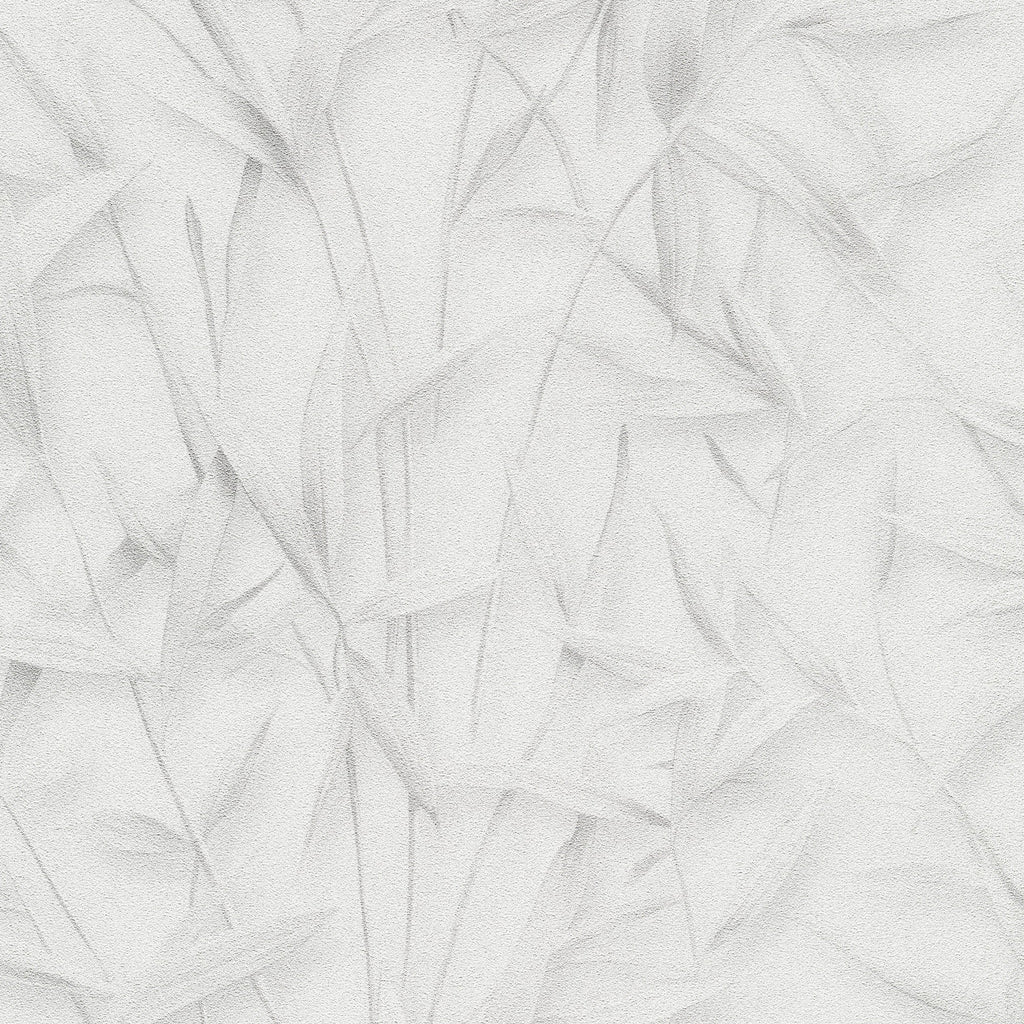 Sylvan Bamboo Fronds Wallpaper - Light Grey pattern