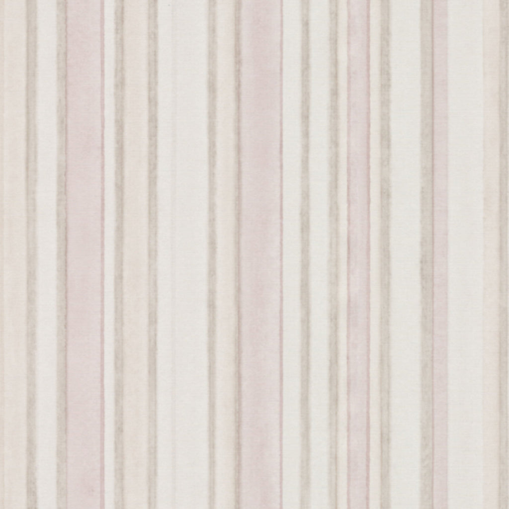 Soft Watercolor Stripe Wallpaper - Pink pattern