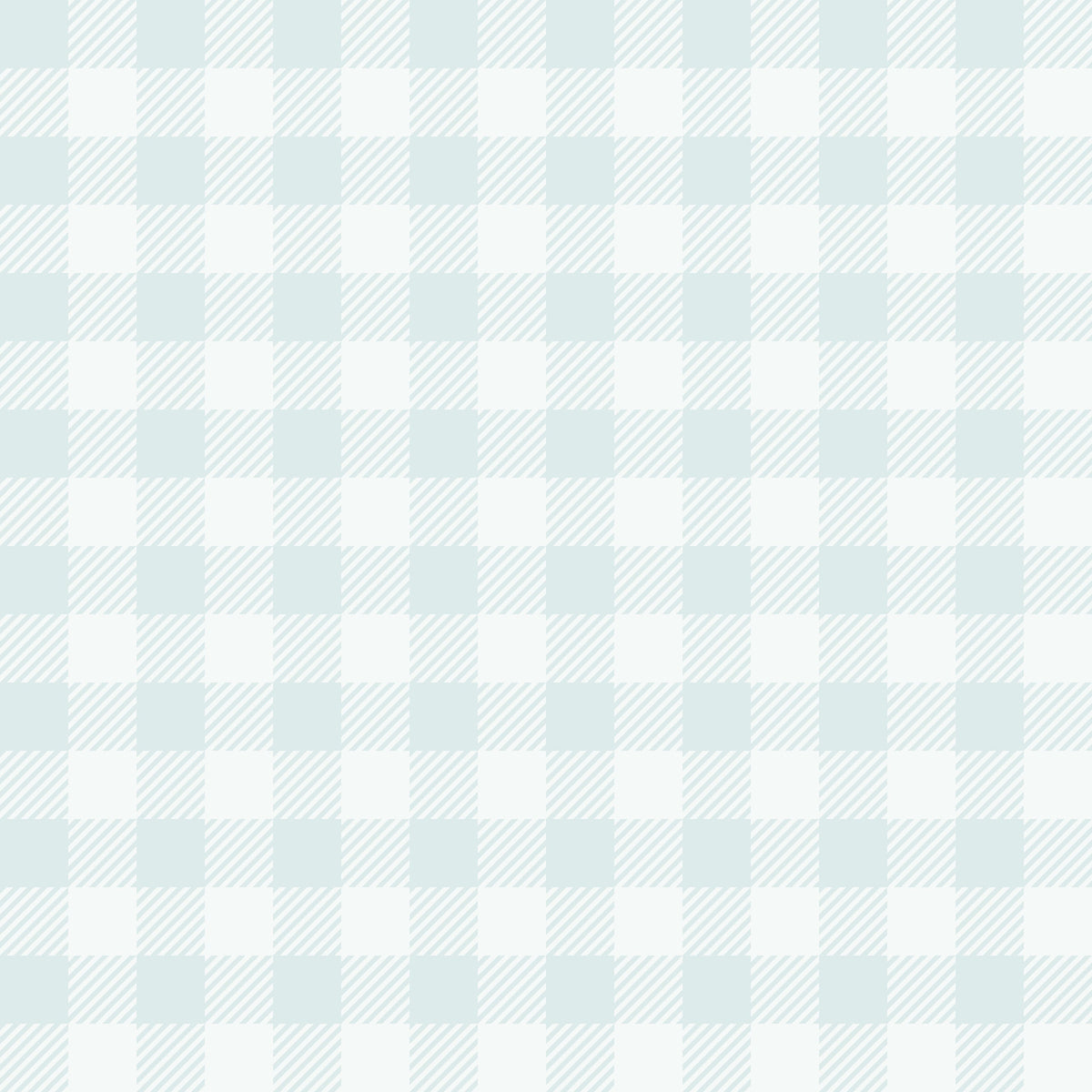 Heritage Gingham Wallpaper - Green pattern