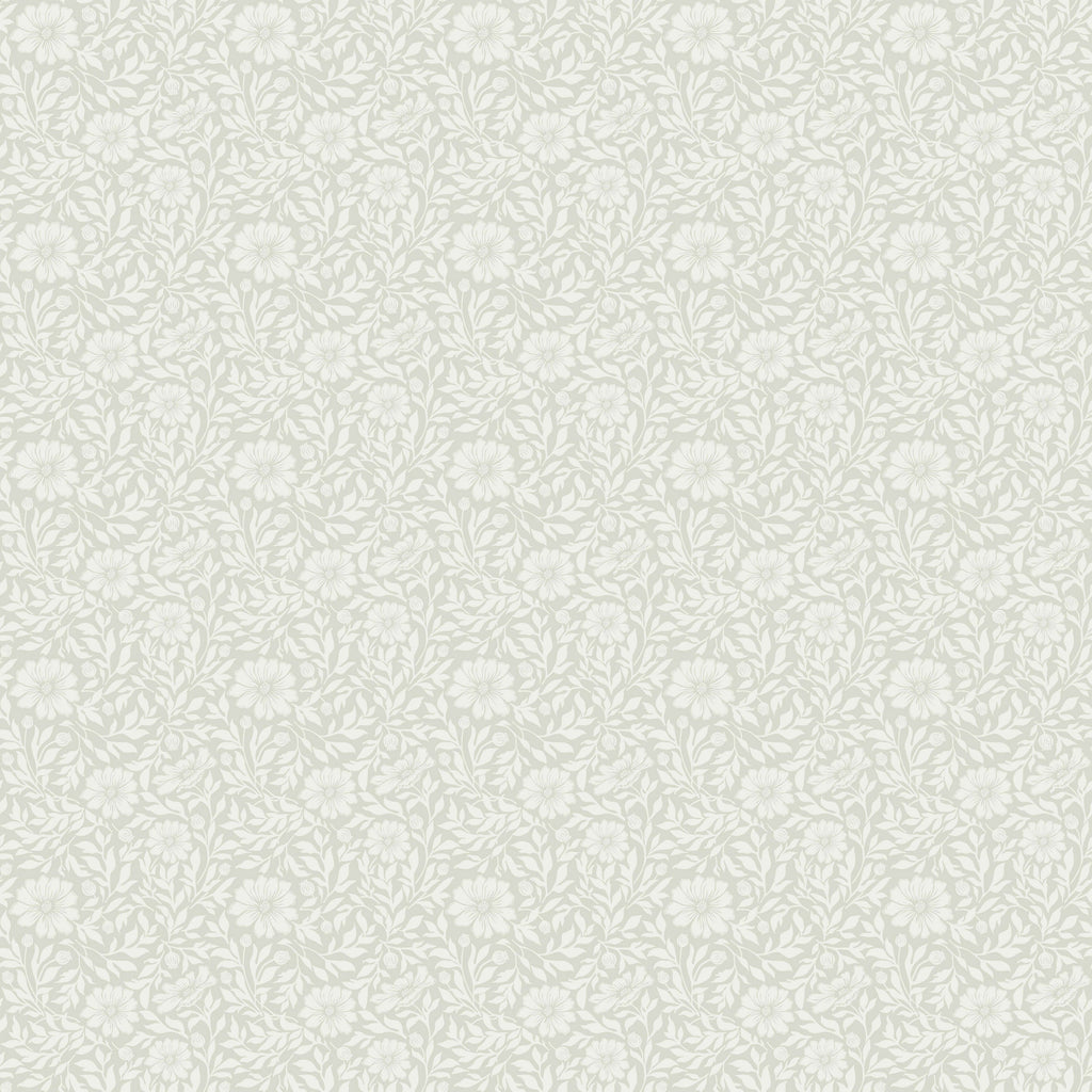 Heritage Floral Wallpaper - Green pattern