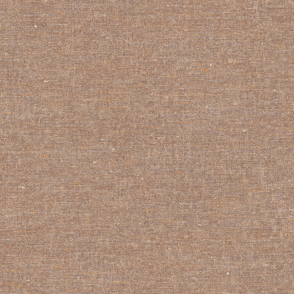 Faux Hemp Texture Wallpaper - Carob Brown pattern