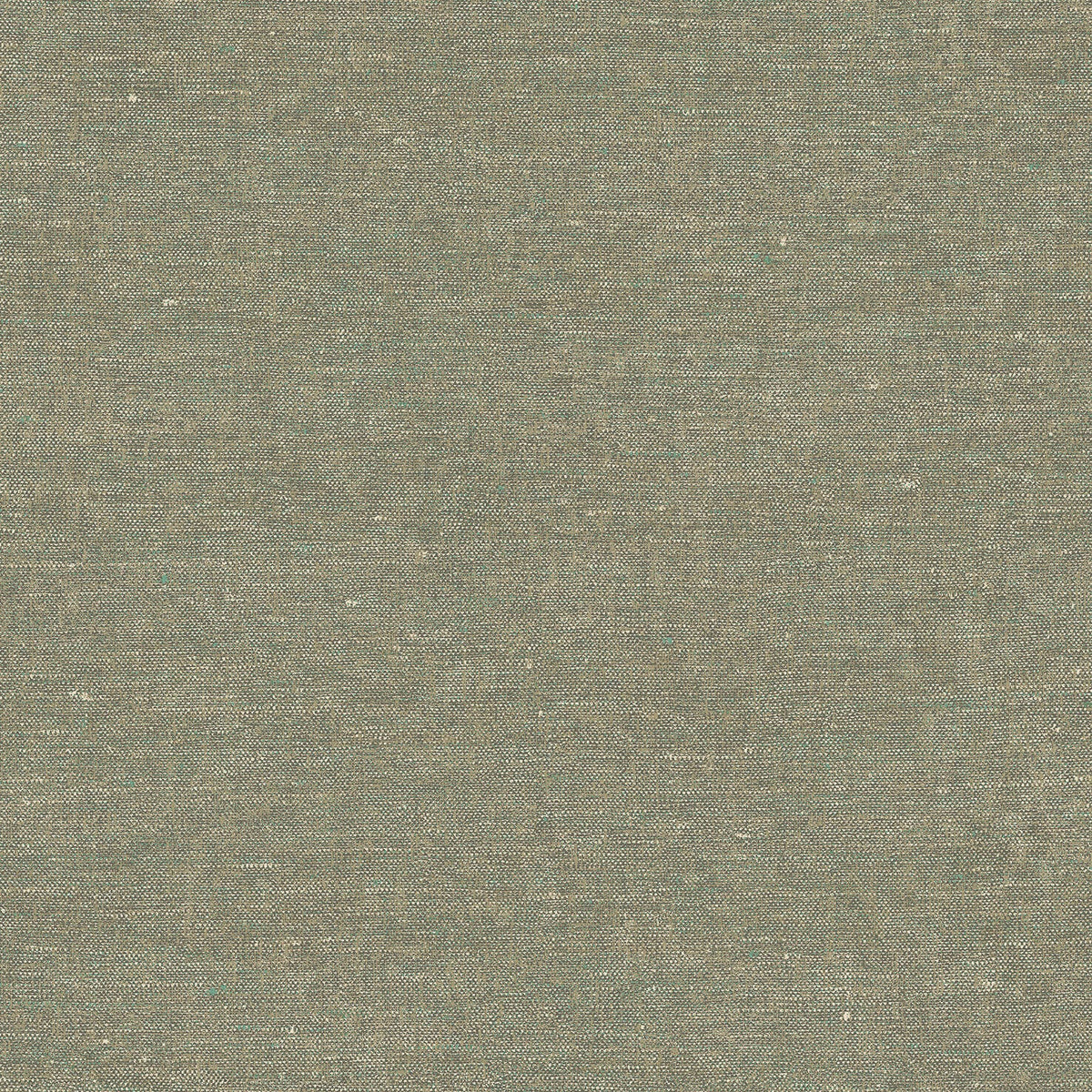 Faux Hemp Texture Wallpaper - Oil Green pattern