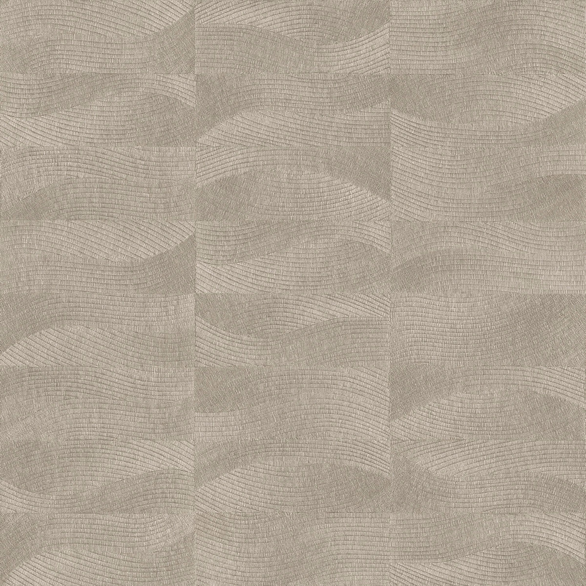 Terra Tide Geo Texture Wallpaper - Warm Grey pattern