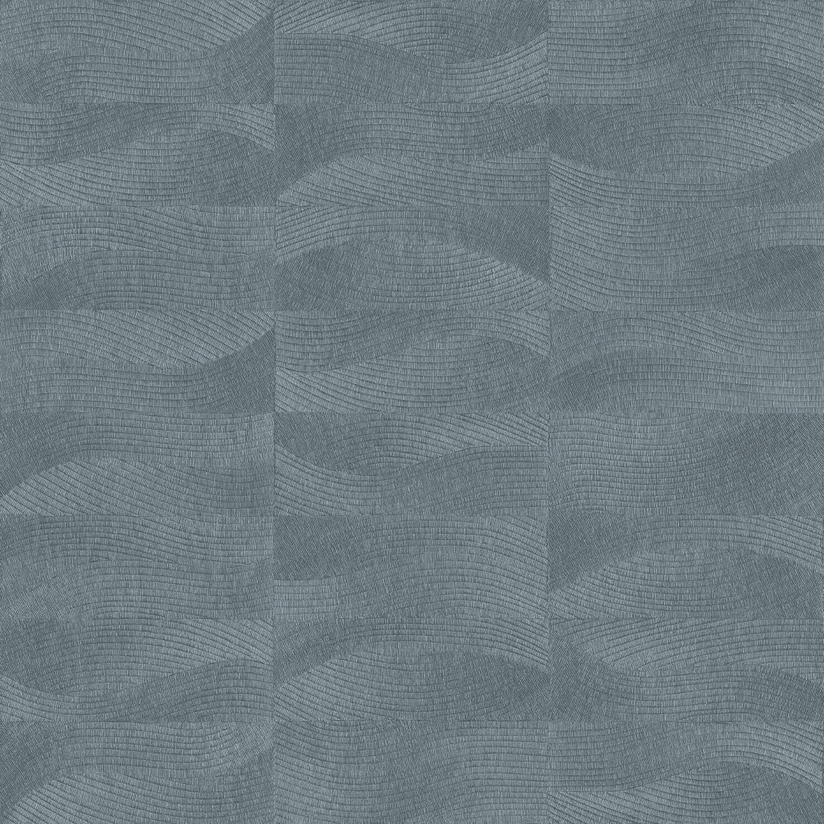 Terra Tide Geo Texture Wallpaper - Blue Fusion pattern