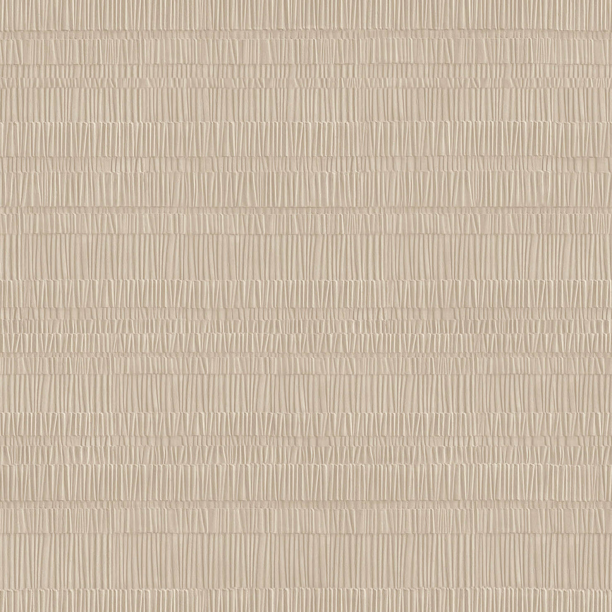 Pleated Origami Texture Wallpaper - Almond Milk pattern