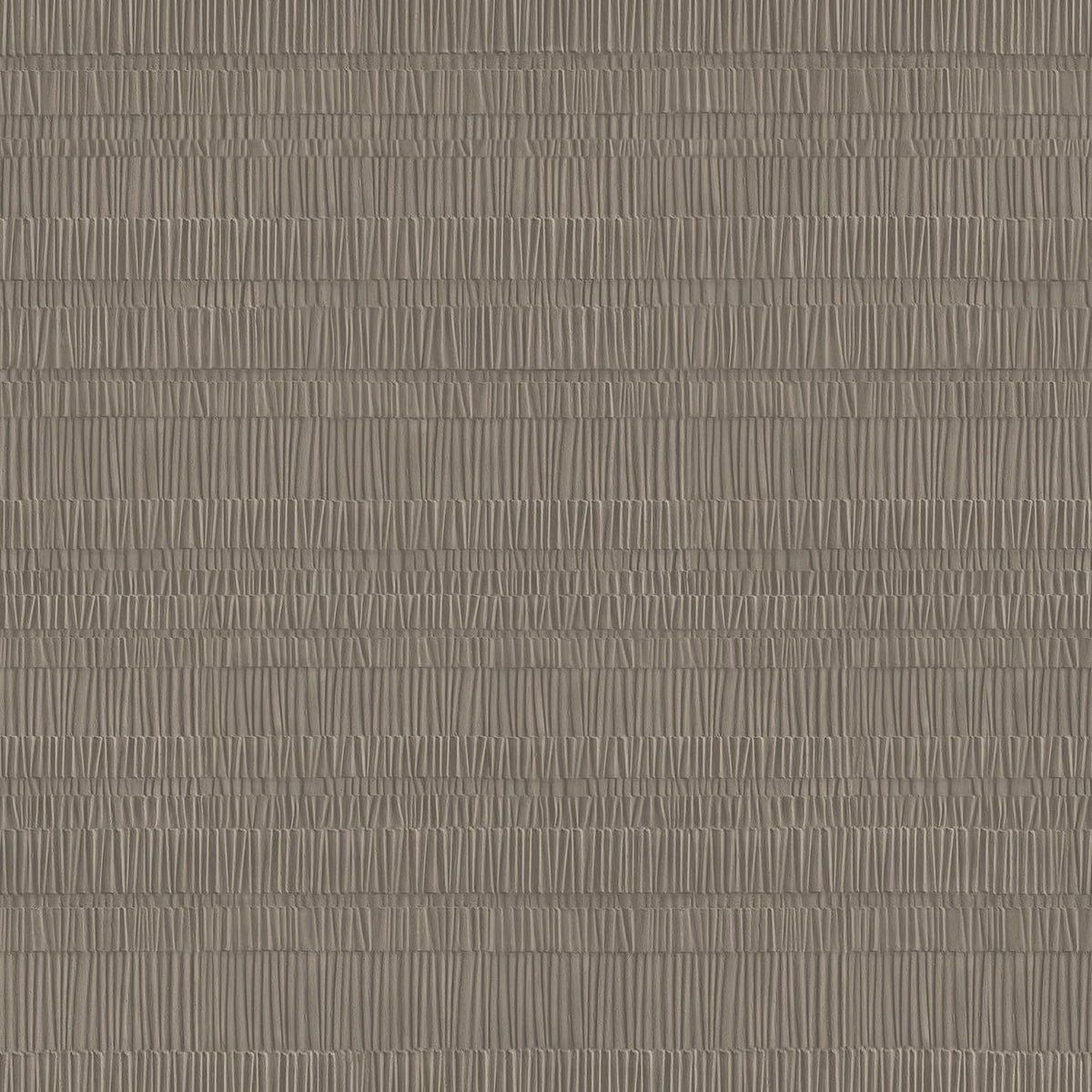 Pleated Origami Texture Wallpaper - Roasted Cashew pattern