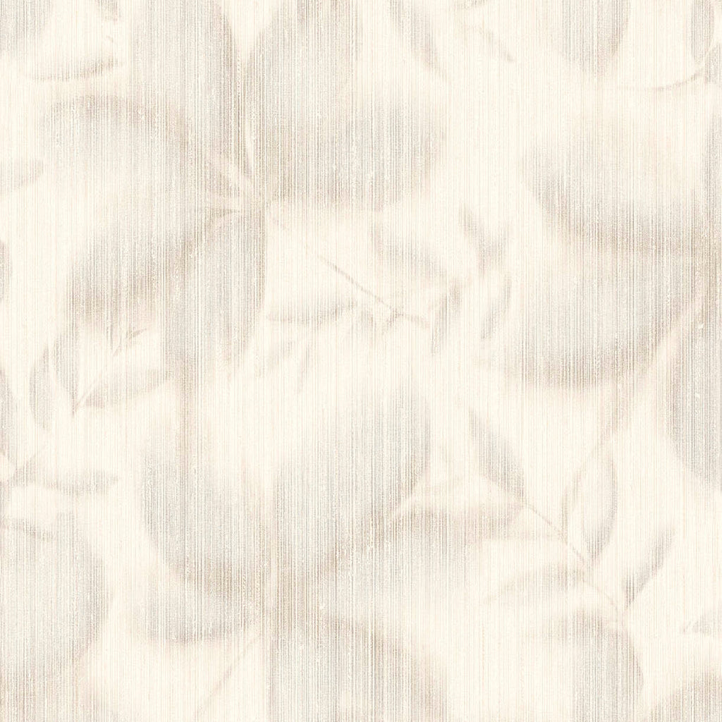 Vellum Leaf Wallpaper - Beige pattern