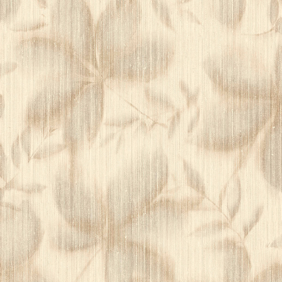 Vellum Leaf Wallpaper - Taupe pattern