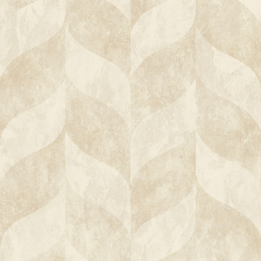 Harlow Geo Wallpaper - Beige pattern