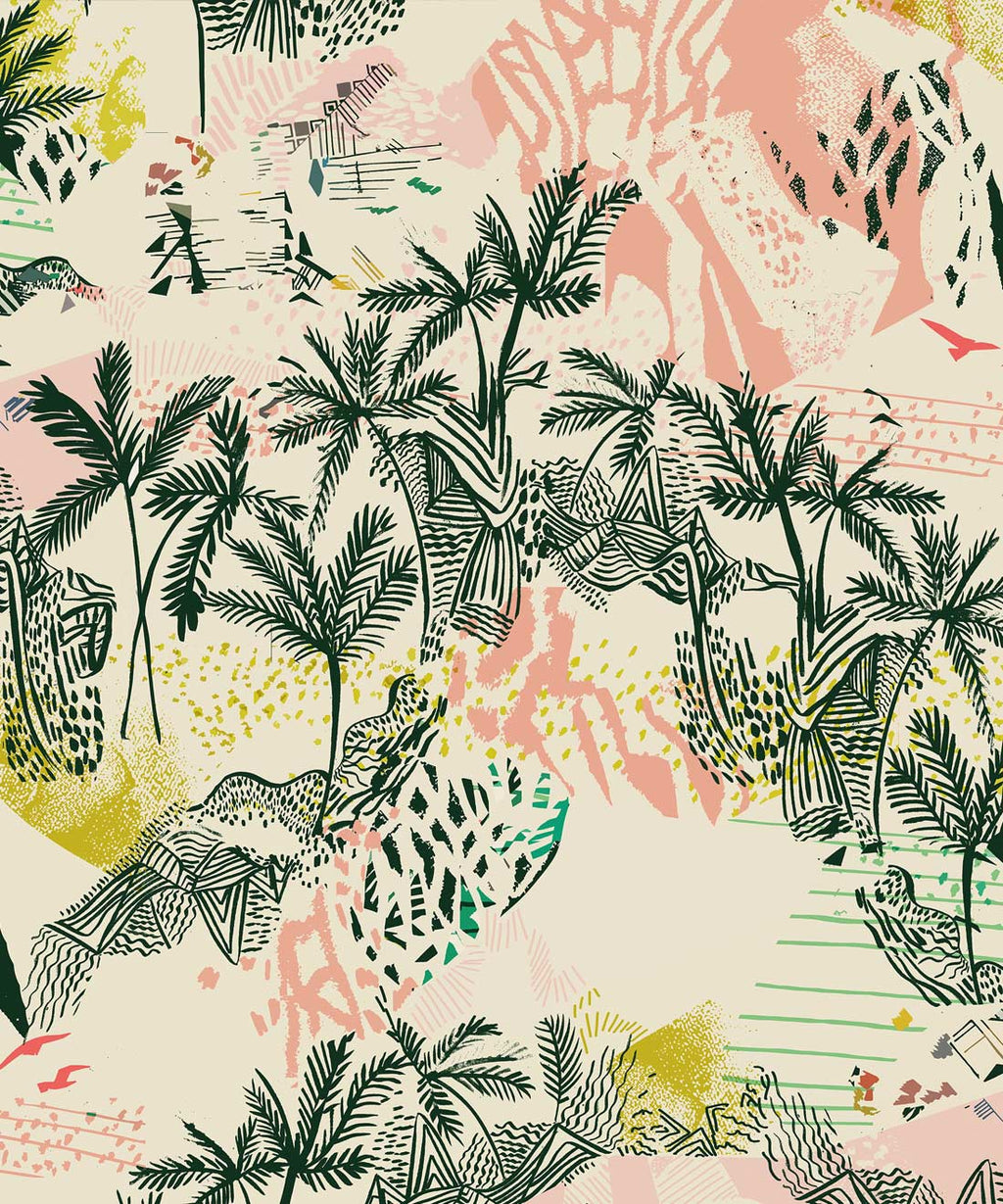 Queen Palm Wallpaper - Kitty McCall • Milton & King