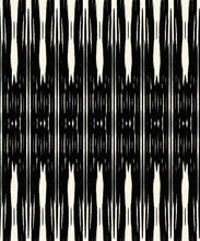 Load image into Gallery viewer, Ikat Wallpaper • Black &amp; White Wallpaper • Kitty McCall • Swatch