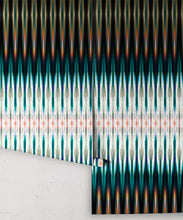 Load image into Gallery viewer, Ikat Wallpaper • Blue Wallpaper • Kitty McCall • Rolls