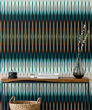 Load image into Gallery viewer, Ikat Wallpaper • Blue Wallpaper • Kitty McCall • Inistu