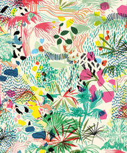 Load image into Gallery viewer, Encinitas Wallpaper • Colorful Floral Wallpaper • Swatch