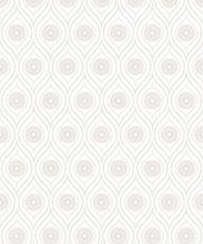 Load image into Gallery viewer, Retro Pop Wallpaper • Geometric • Beige Reverse • Swatch