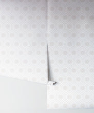 Load image into Gallery viewer, Retro Pop Wallpaper • Geometric • Beige Reverse • Rolls