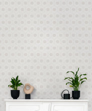 Load image into Gallery viewer, Retro Pop Wallpaper • Geometric • Beige Reverse • Insitu