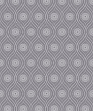 Load image into Gallery viewer, Retro Pop Wallpaper • Geometric • Mid Grey • Swatch