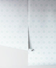 Load image into Gallery viewer, Retro Pop Wallpaper • Geometric • Mint Reverse • Rolls