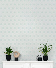 Load image into Gallery viewer, Retro Pop Wallpaper • Geometric • Mint Reverse • Insitu