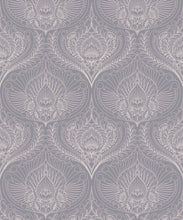 Load image into Gallery viewer, Baroque Fusion Wallpaper • Ornate Luxurious • Grey • Swatch