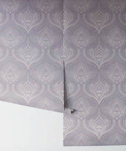 Load image into Gallery viewer, Baroque Fusion Wallpaper • Ornate Luxurious • Grey • Rolls