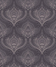 Load image into Gallery viewer, Baroque Fusion Wallpaper • Ornate Luxurious • Slate • Swatch
