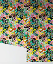 Load image into Gallery viewer, Jardin de Fleurs • Colorful Bold Floral Wallpaper • Kitty McCall • Rolls