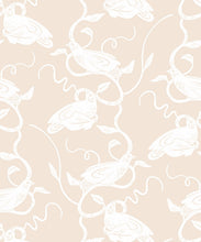 Load image into Gallery viewer, Birds on Vines Wallpaper • Beige • Swatch