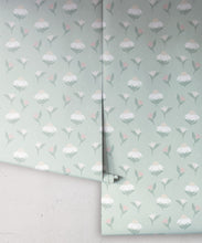 Load image into Gallery viewer, Daisy Wallpaper • Mint • Rolls