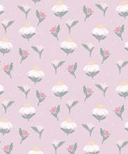 Load image into Gallery viewer, Daisy Wallpaper • Rose • Swatch