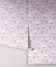 Load image into Gallery viewer, Daisy Wallpaper • Rose • Rolls