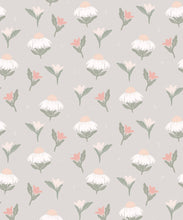 Load image into Gallery viewer, Daisy Wallpaper • Stone • Swatch