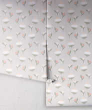 Load image into Gallery viewer, Daisy Wallpaper • Stone • Rolls