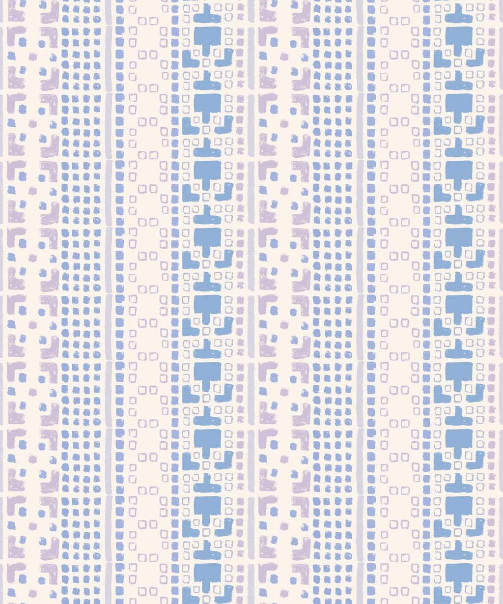 Mosaic Wallpaper • Blue • Swatch