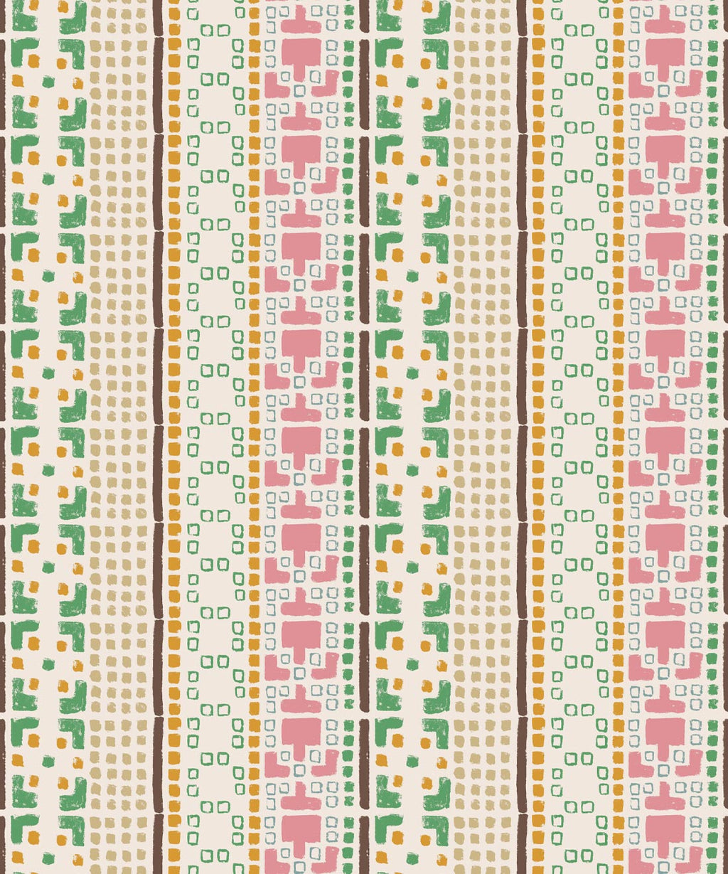 Mosaic Wallpaper • Multi • Swatch