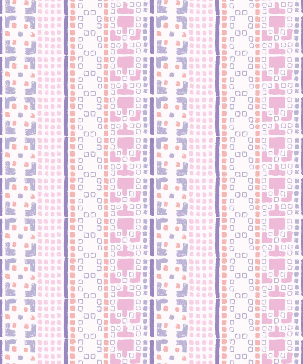 Mosaic Wallpaper • Pink • Swatch