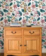 Load image into Gallery viewer, Golden Koi Wallpaper • White • Insitu