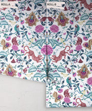 Load image into Gallery viewer, Playful Tiger Wallpaper • White • Rolls