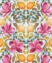 Load image into Gallery viewer, Lemons &amp; Magnolia Wallpaper • Spring • Swatch