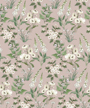 Load image into Gallery viewer, Wallpaper Republic - Floral Emporium Collection - Garden Delight - Dusty Pink - Swatch