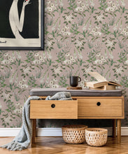 Load image into Gallery viewer, Wallpaper Republic - Floral Emporium Collection - Garden Delight - Dusty Pink - Insitu