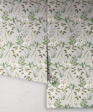 Load image into Gallery viewer, Wallpaper Republic - Floral Emporium Collection - Garden Delight - Stone - Roll
