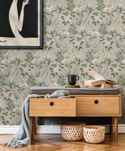 Load image into Gallery viewer, Wallpaper Republic - Floral Emporium Collection - Garden Delight - Stone - Insitu