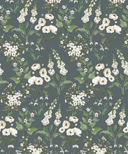 Load image into Gallery viewer, Wallpaper Republic - Floral Emporium Collection - Garden Delight - Slate Grey - Swatch