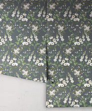 Load image into Gallery viewer, Wallpaper Republic - Floral Emporium Collection - Garden Delight - Slate Grey - Roll